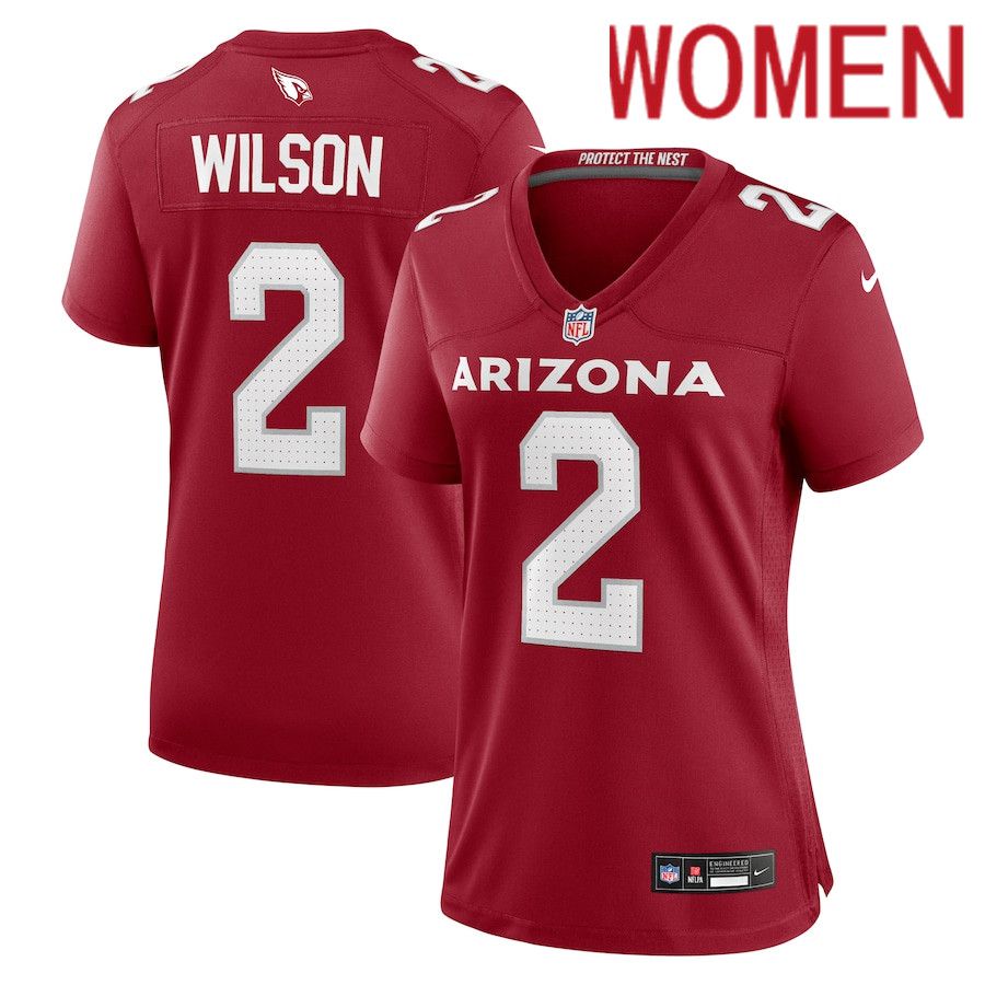 Women Arizona Cardinals #2 Mack Wilson Nike Cardinal Game NFL Jersey->women nfl jersey->Women Jersey
